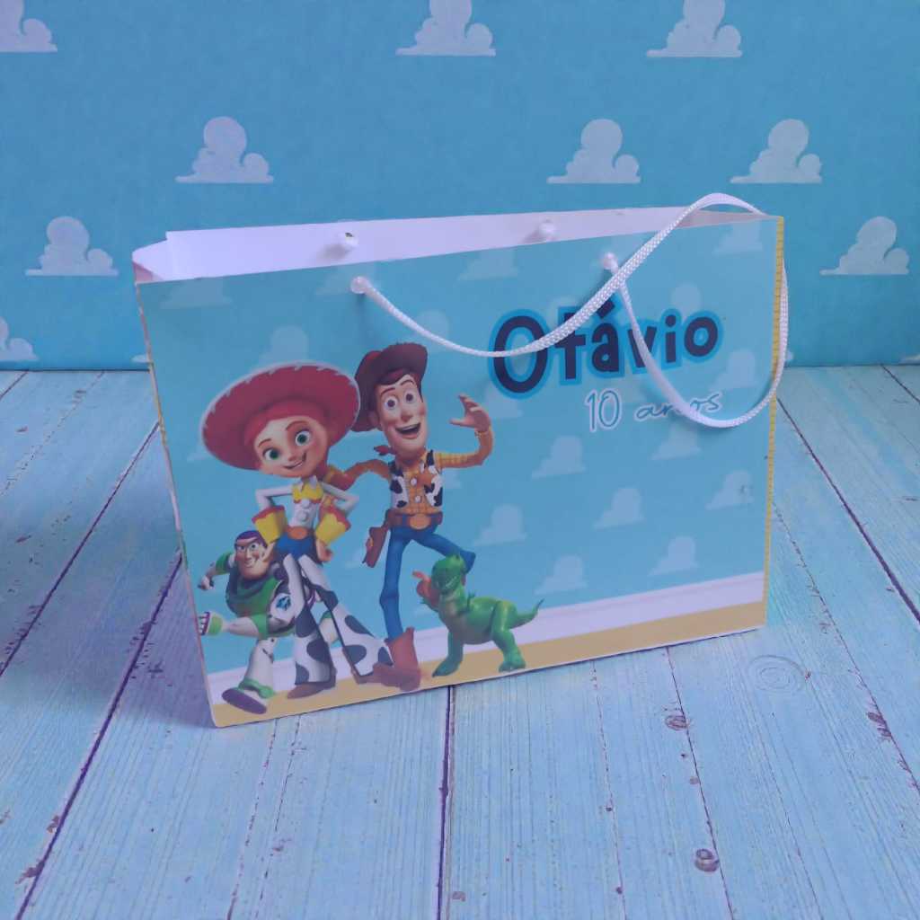 Sacolinha Toy Store Personalizado | Sacolinha | Lembrancinha | Mimos | Aniversário Toy Store