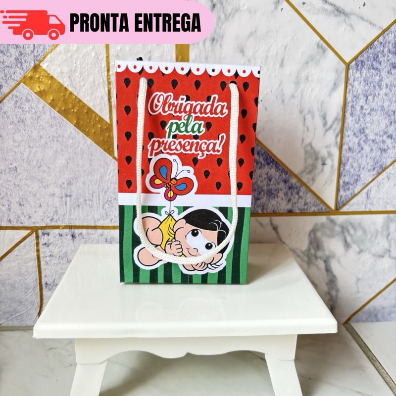 Sacolinha Surpresa Personalizada Magali Baby Lembrancinhas  Festa Infantil Aniversário PEGUE E MONTE