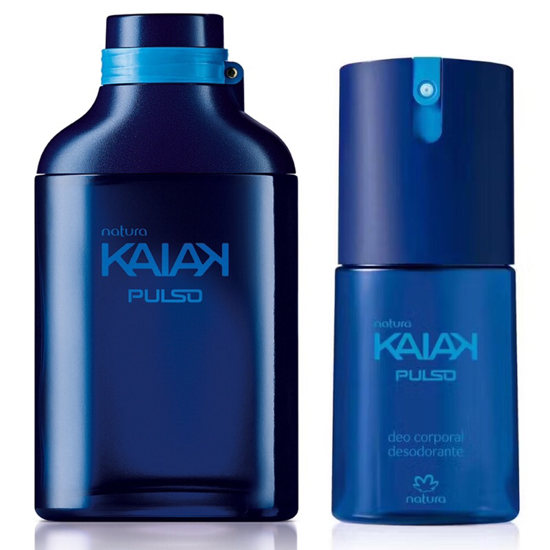 Kit Natura Kaiak Pulso Colônia 100ml + Deo Corporal Original Lacrado