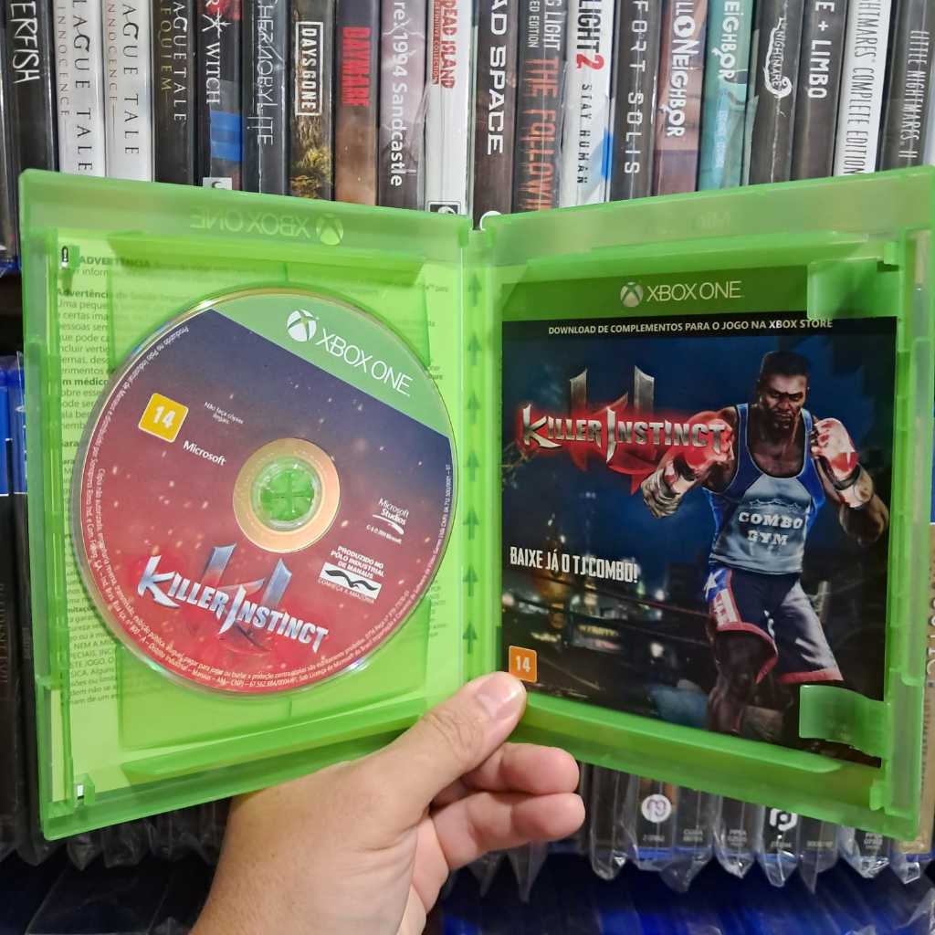 Killer Instinct Pacote Combo Breaker Xbox One Midia Fisica Original SEMINOVO DLC NÃO UTILIZADA