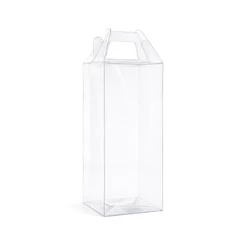 20 - 30 Caixa de Acetato Transparente 8x8x21cm Caixa para presente