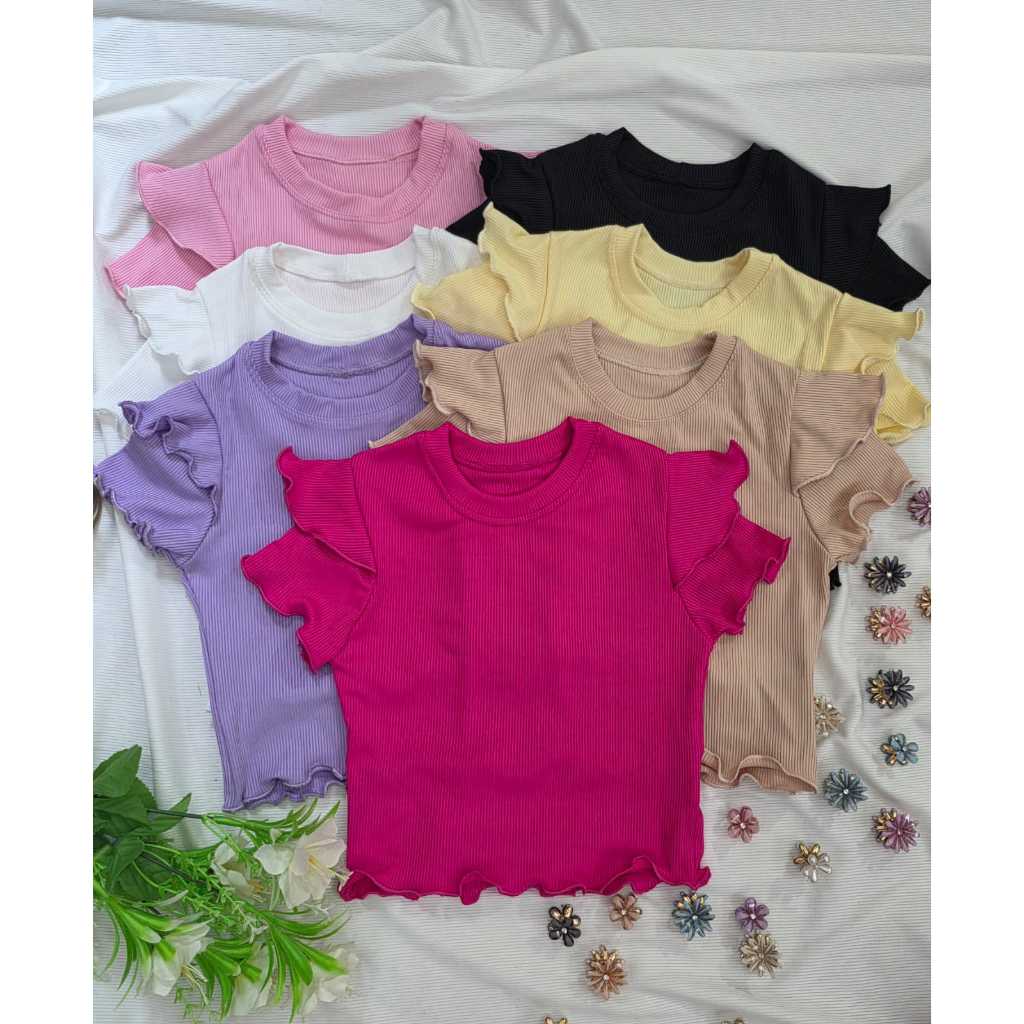 Blusa Lisa -Canelado Ribana Moda blogueirinha kids