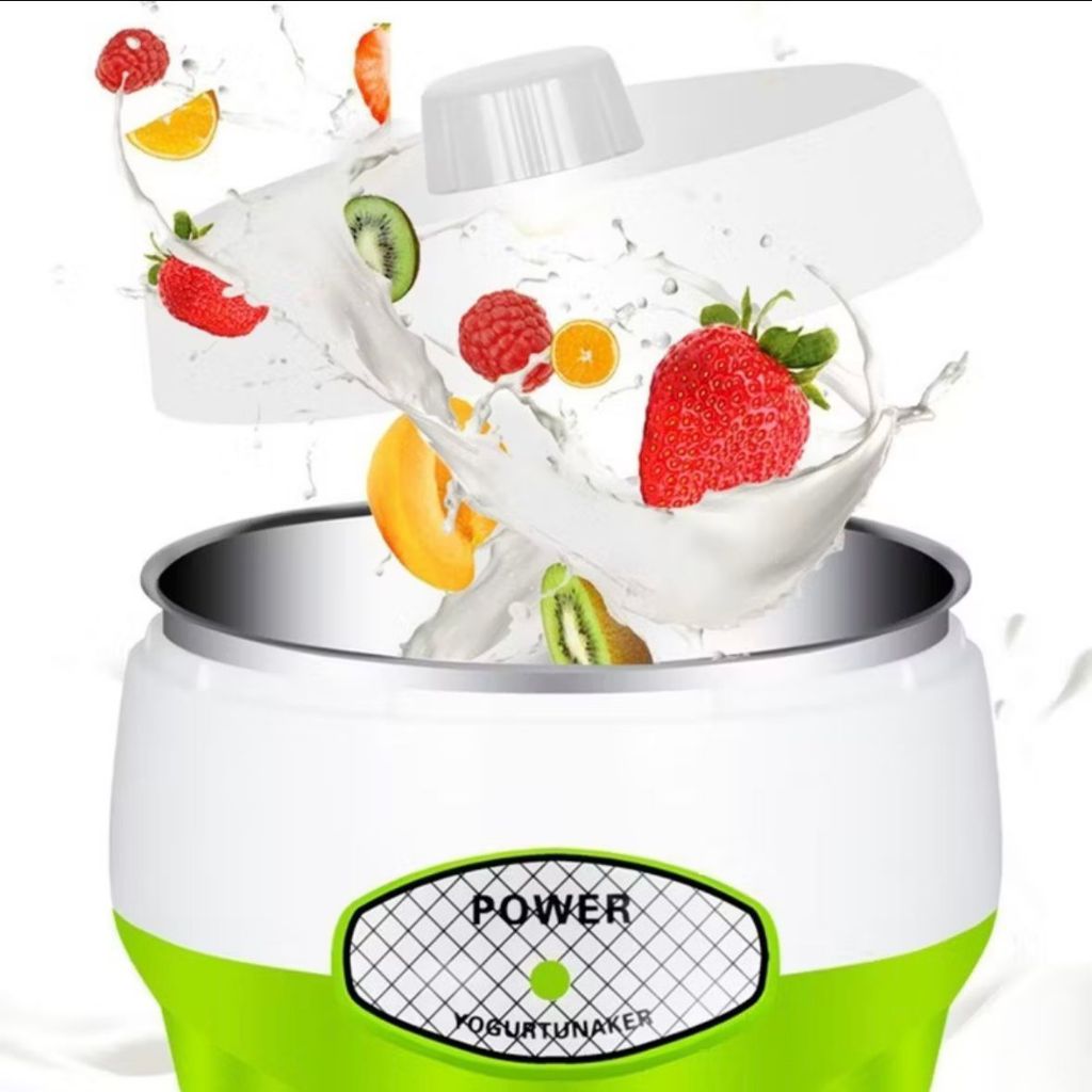 Iogurteira Elétrica Automática 110V/220V – Faz Iogurte Natural Caseiro, Grego, Saudável, Sem Conservantes