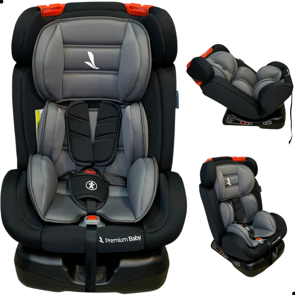 Cadeira Auto Comfort Grow 0-36 Preto Premium Baby Grupos I,II e III