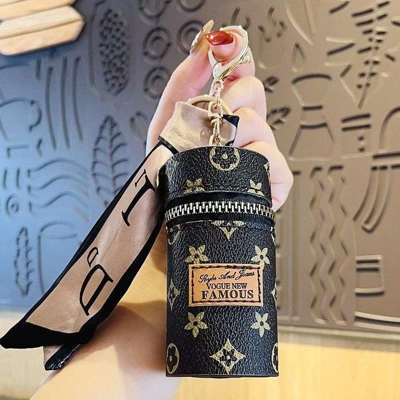 Acessório Para Bolsa Porta Batom / Chaveiro Glamour Liso