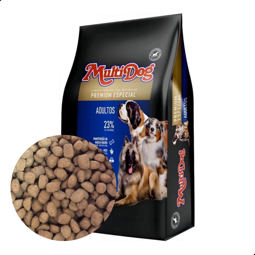 Alimento Multidog Premium Especial Cães Adultos  5 Kg Granel
