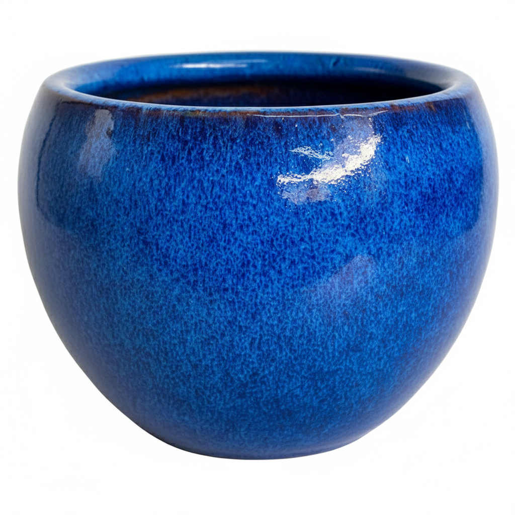 Vaso Decorativo Esmaltado de Cerâmica para Orquídeas e Flores – Ideal para Decoração e Jardinagem em Oferta na Shopee