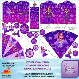 TEMA EMILLY VICK  DOS ROSAS, KETELEN LEMBRANCINHA COM 100/200 ITENS  COM OU SEM NOME em Oferta na Shopee