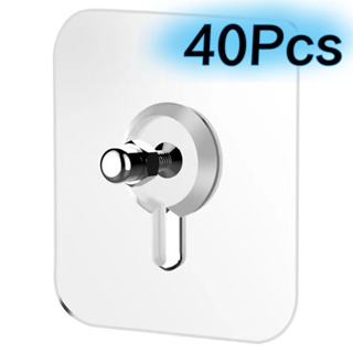 40 Pcs 8Mm Gancho De Parede Adesivo Multiuso Para Pendurar Quadros UtensíLios De Cozinha Banheiros em Oferta na Shopee
