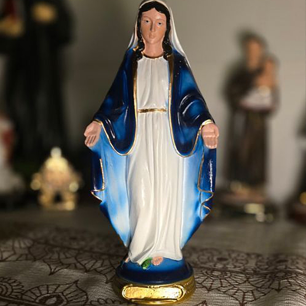 Nossa Senhora das Graças Imagem 20cm e 30cm Gesso Lembrancinhas em Oferta na Shopee
