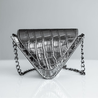 Bolsa Feminina Transversal Pequena Mini Bag Festa Triangulo