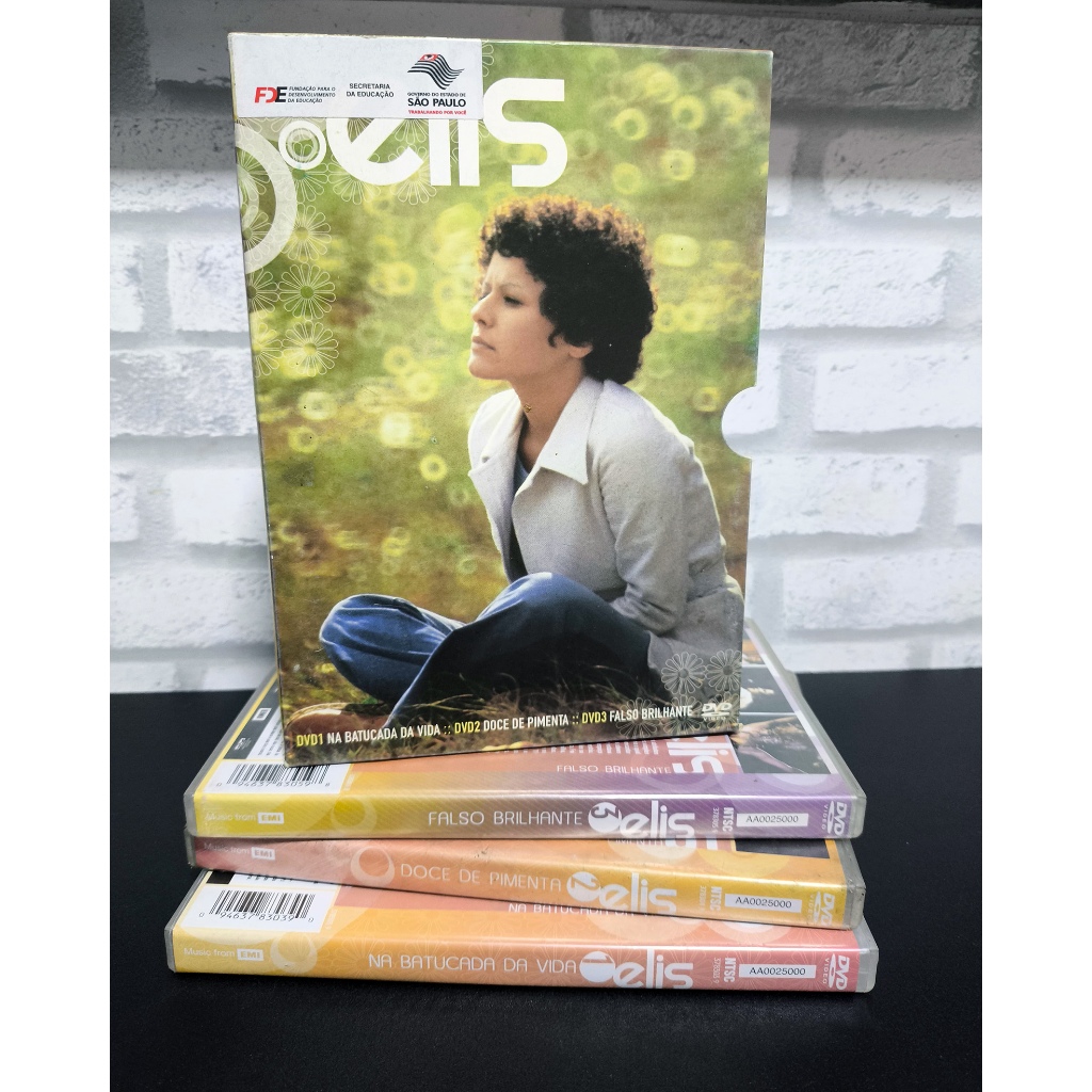 BOX ELIS REGINA - DVD TRIPLO