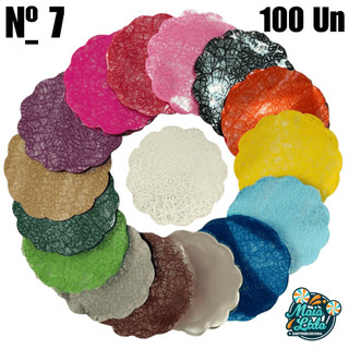 100~500 Un Tapetinhos Para Doces Rendado 7 cm| Fundinho Para Doces| Casamento, Festas De Aniversário