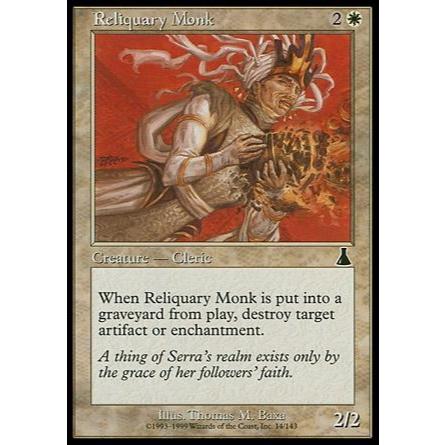 Monge do Relicário (Clerigo) - Magic The Gathering