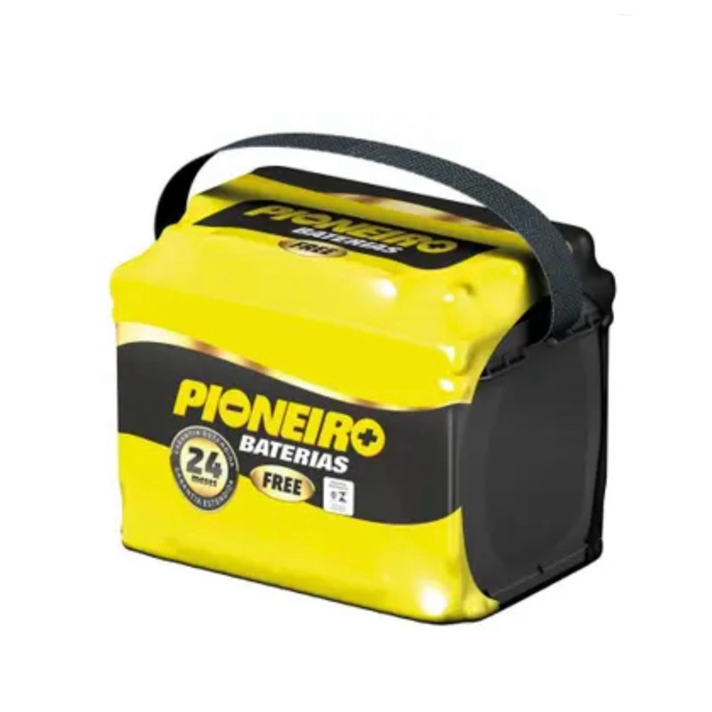 Pioneiro Automotiva 12V 60AH 60 DG - Polo Direito Positivo - 2 Anos de Garantia de Fábrica