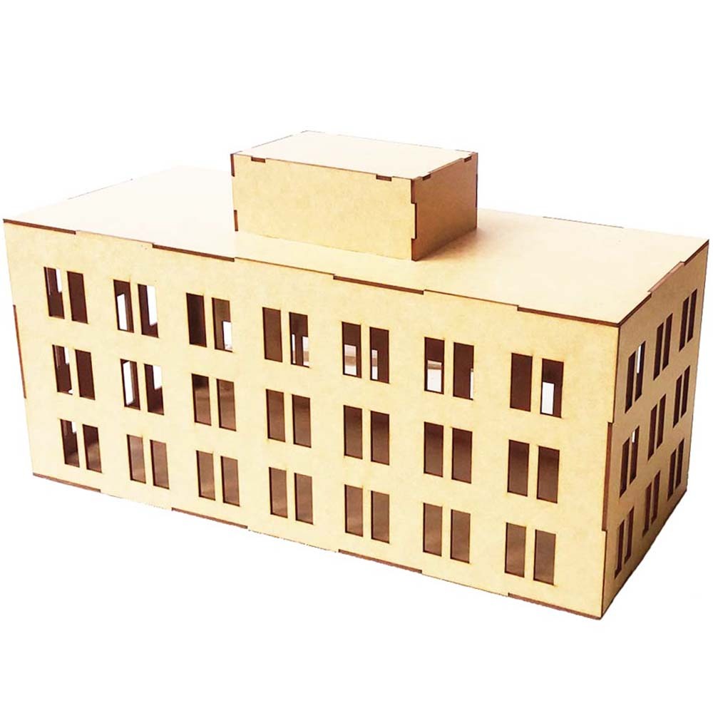 Enfeite Predio Grande 50 Cm Todo Vazado MDF cru Festa Tema Vingadores artesanato centro de mesa
