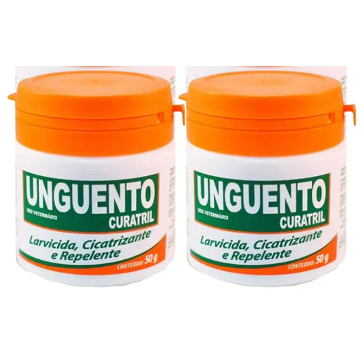 KIT C/2 UND UNGUENTO CURATRIL 50 GRS - USO VET