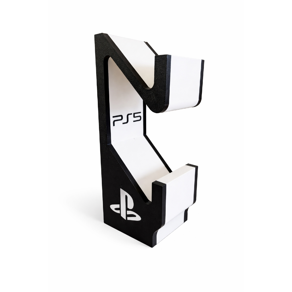 Suporte Controle PS5 Duplo Vertical Organizador DualSense Base Gamer Estação Porta Controle Pro Elite