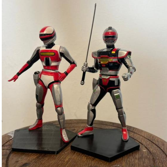 tokusatsu - spielvan / spielban e diana - impressão 3d - orçamento de outros personagens no chat