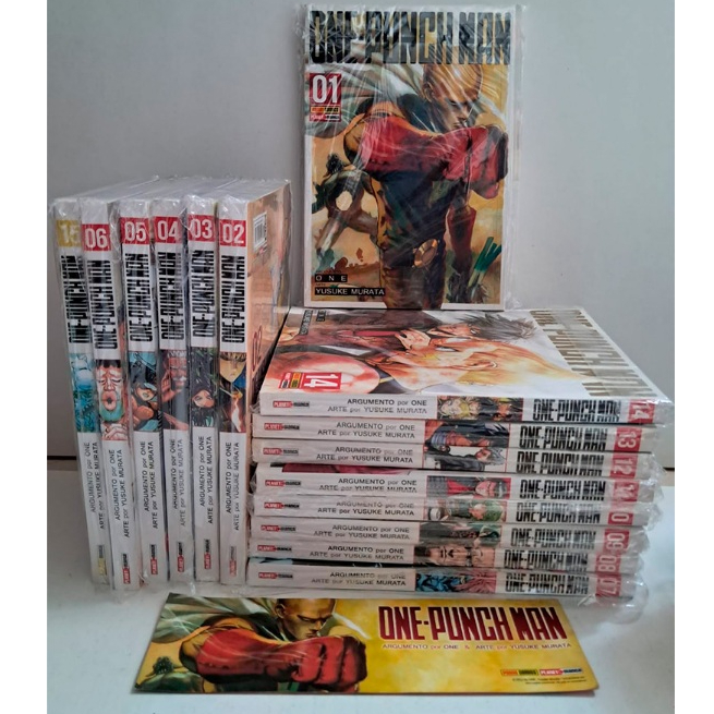 Mangá One-Punch Man - Volumes 1 ao 23 + Catalogo de Herois em Oferta na Shopee