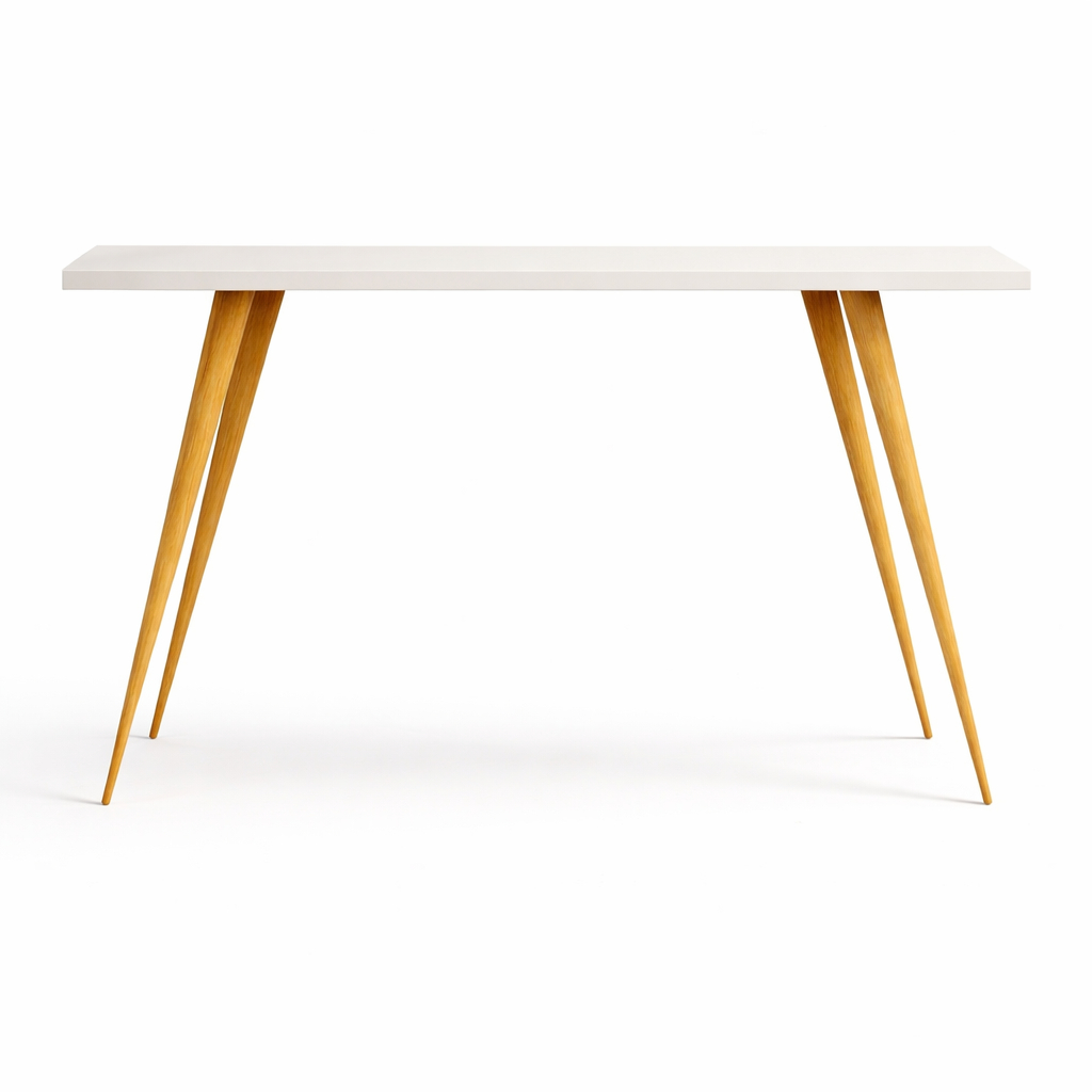 Mesa Aparador MDF Buffet Cantinho de Café Branco Amadeirado Utilidade Moderno Sala de Estar Quarto Apartamento Luxuoso