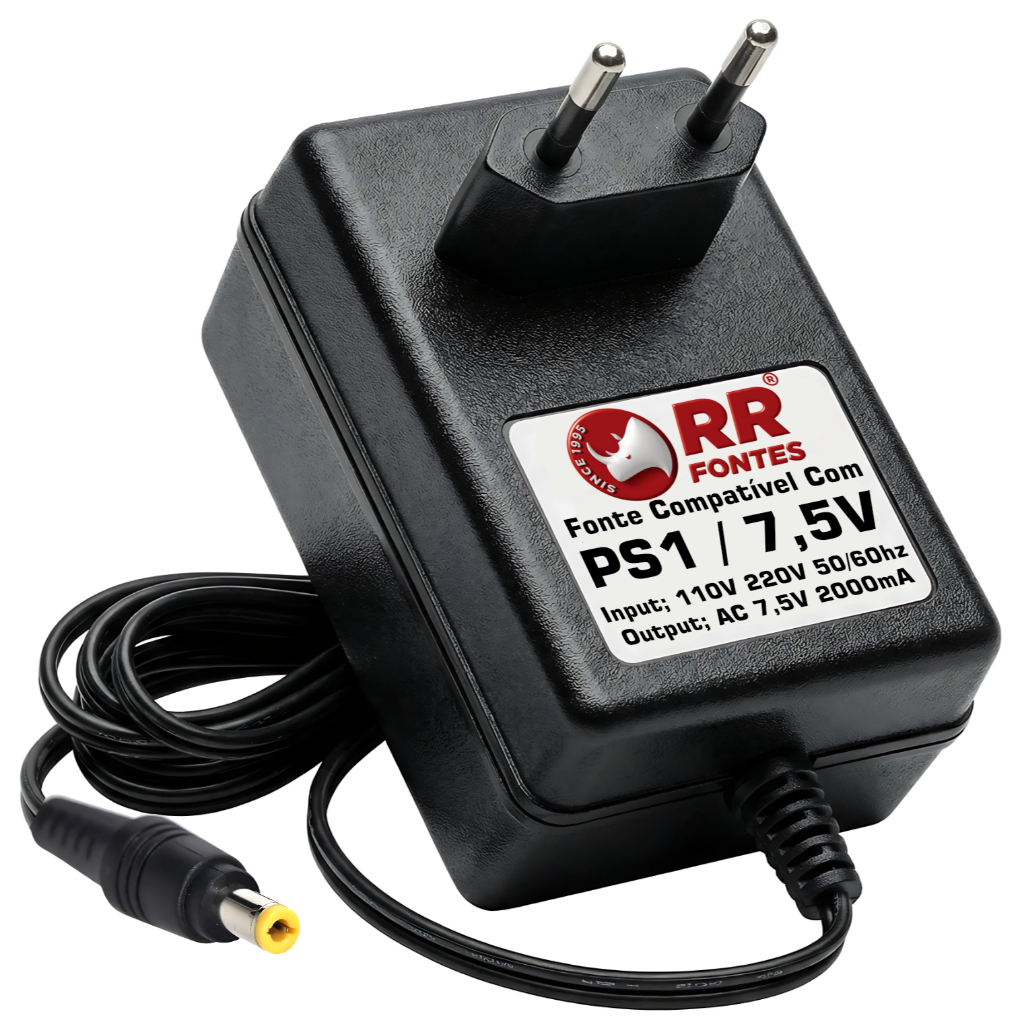 Fonte Playstation 1 One Slim Bivolt Psone Play 1 Ps1 7,5v 2a em Oferta na Shopee