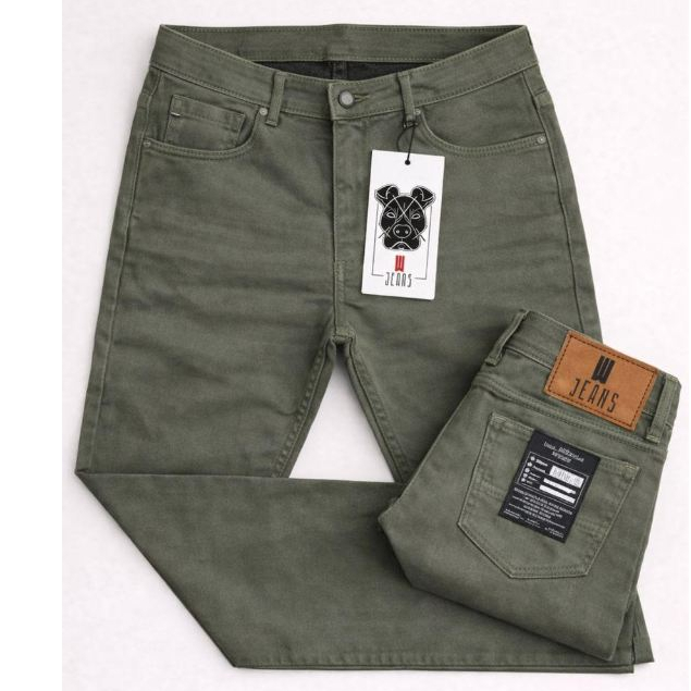 Calça Jeans Masculina C/ Elastano Lycra e Preta Azul Marinho Bege Caramelo Cinza Chumbo Caqui em Oferta na Shopee