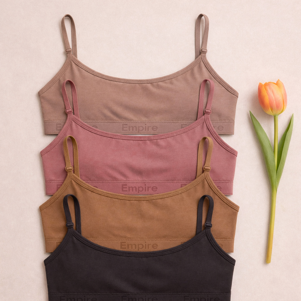 Kit 4 Top Feminino Forrado Microfibra Sutiã Top Fitness de Academia