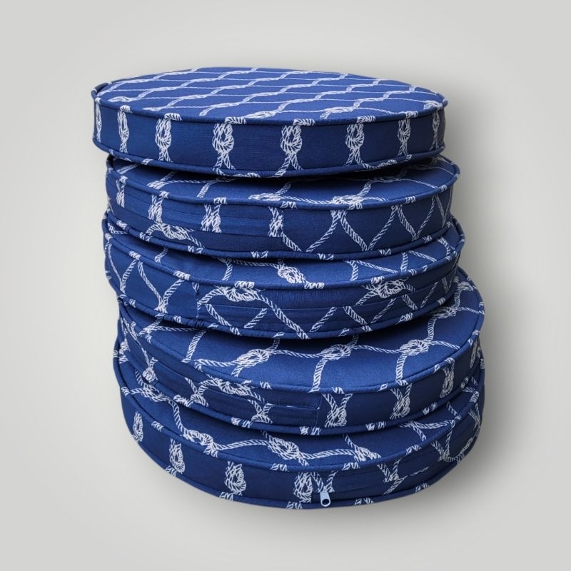 Kit 5 Almofadas 45x5cm Assento Cadeiras tecido Acquablock vime