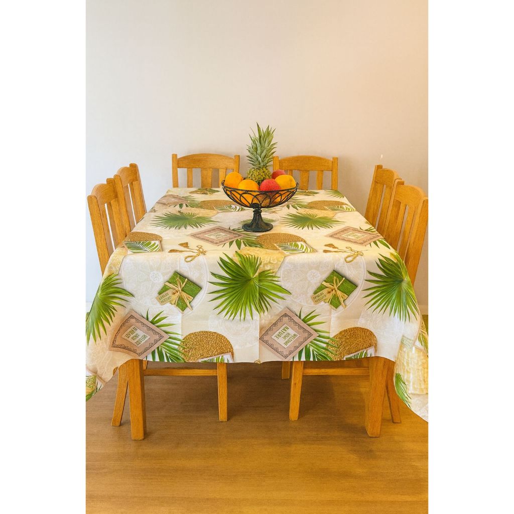 Toalha De Mesa Barata Impermeável Mesa 4 e 6 Cadeiras Fácil de Limpar - PVC - Mega Promoção em Oferta na Shopee