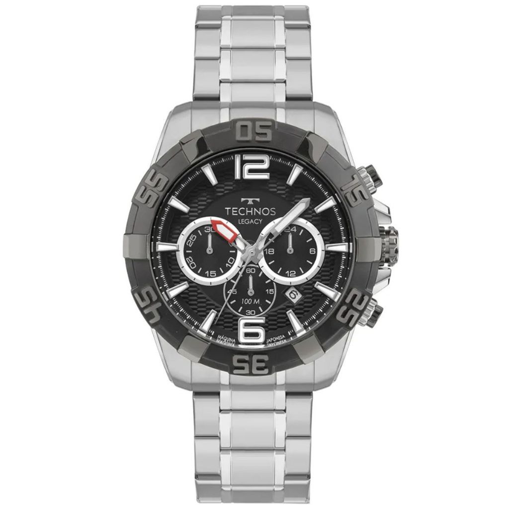RELÓGIO TECHNOS MASCULINO LEGACY AÇO JS26AFC/1P