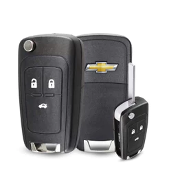 Chave Canivete Oca Gm Cruze Cobalt Prisma Agile Sonic Spin Onix 3 Botões