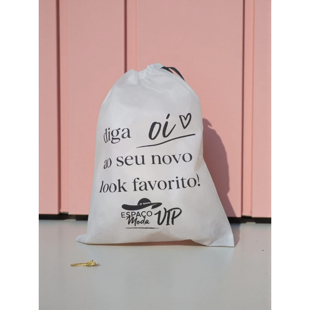 Kit 50 Saquinhos Personalizados TNT 34X40 cm