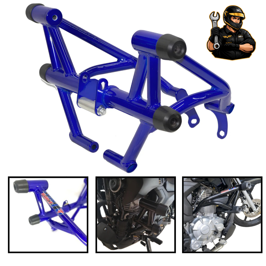 Protetor Motor Carenagem Slider Stunt Cage Street Yamaha Factor 150 Dx 2025 2026