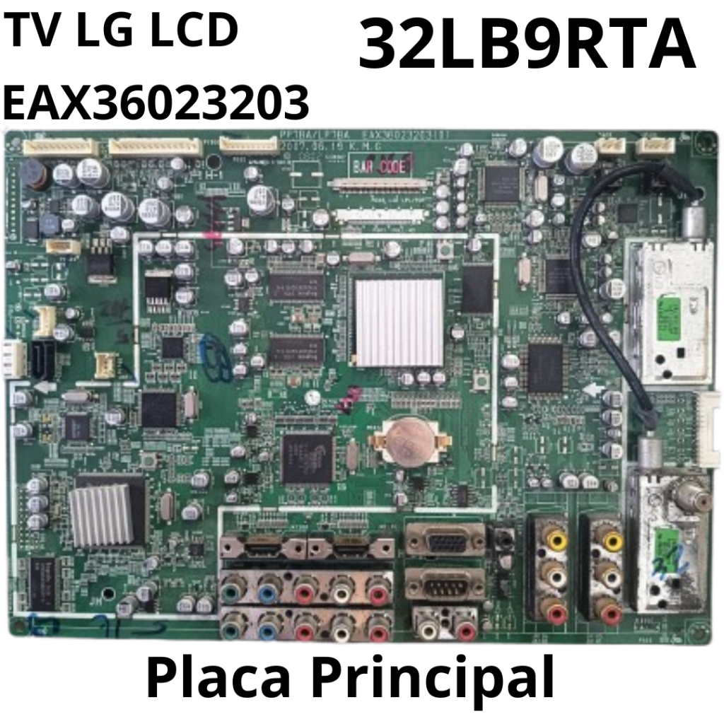 3088 Placa Principal para tv LG LCD Modelo: 32LB9RTA