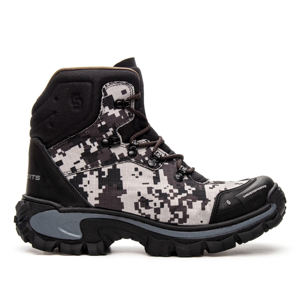 Bota Coturno Undersports, couro, trabalho, C.A, trilha, lazer, moto, dia a dia, palmilha PU, unissex
