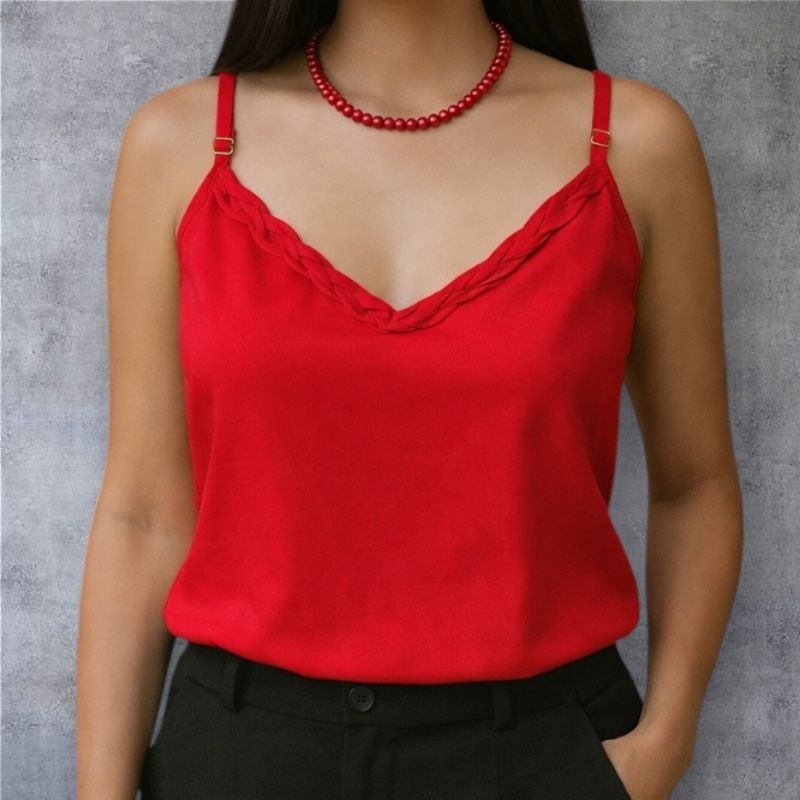 Blusa Regata Feminina Alça Fina  Regulável   Elegante, e  Confortável