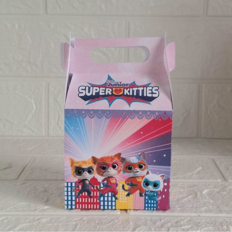 Caixinhas Personalizadas Super Kitties Maletinha Surpresa lembrancinha Super gatinhos