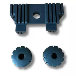 Kit 3 Borracha Coxim Tanque Honda Titan 125 150 160 Fan Twister Original Alta Qualidade
