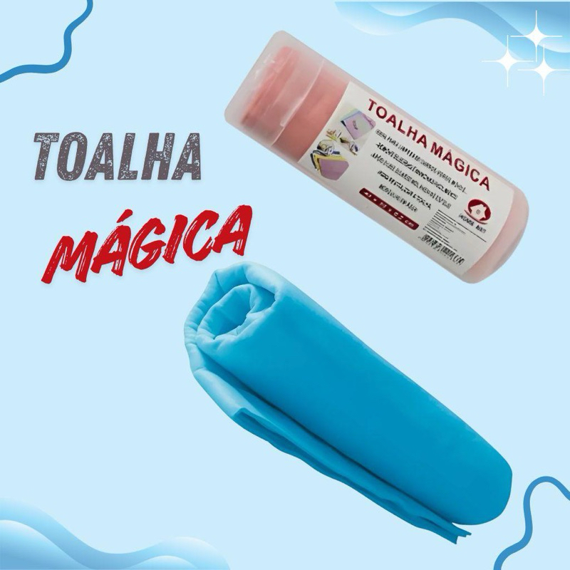 3 Toalhas Mágica Home Art Multiuso Absorve Água Limpa Seca Carro em Oferta na Shopee