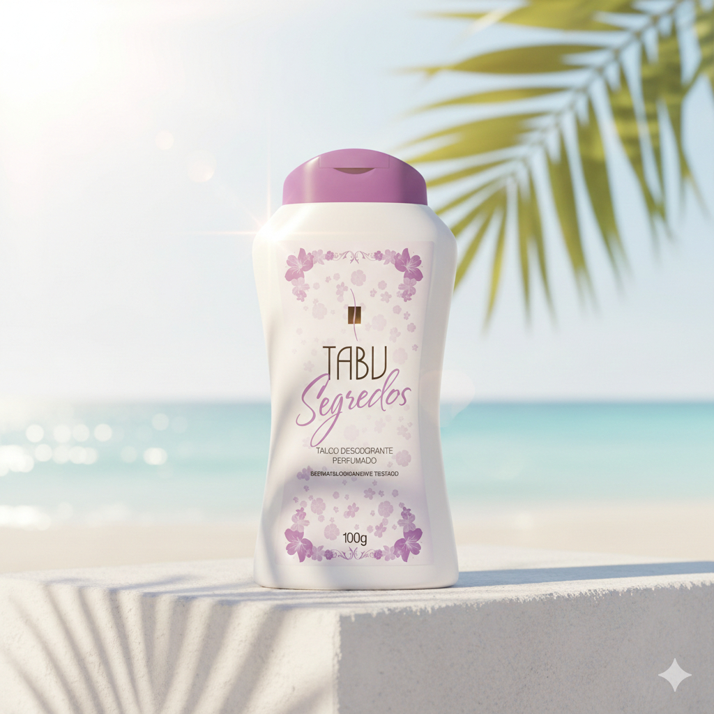 Talco Desodorante Tabu Segredos 100G em Oferta na Shopee