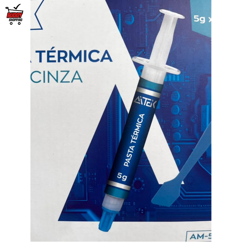 Pasta Térmica Prata 1g/5g | Alta Eficiência CPU/GPU