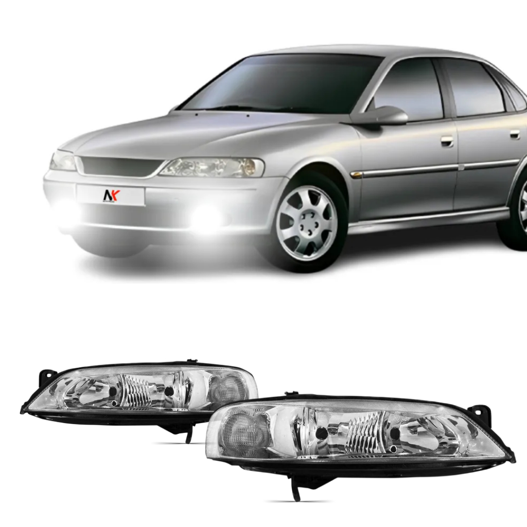 Farol Vectra 1999 2000 2001 2002 2003 2004 Cromado PRINCIPAL FAROLETE LANTERNA DIANTEIRA DIANTEIRO SUPERIOR