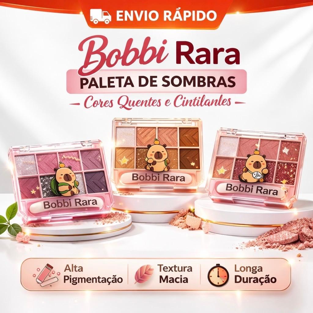 Paleta de Sombras Bobbi Rara Capivara - Maquiagem Infantil e Adulto Completa, Barata e Pigmentada - Make Carnaval em Oferta na Shopee