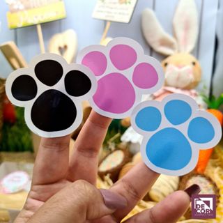 Adesivo Pegadas de Coelho Páscoa 5x5,5cm Patinhas Coelhinho Decoração Chão Caça aos Ovos Surpresa em Oferta na Shopee