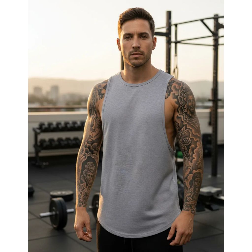 Regata Cavada LongLine Oversized - VÁRIAS CORES- Greef em Oferta na Shopee