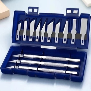 Kit de Estiletes de Precisão com 13 Peças (incluindo estojo magnético) - Ideal para artesanato e modelismo，MELHOR PREÇO em Oferta na Shopee