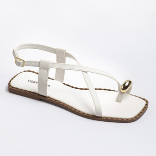 Sandália RASTEIRA MEIA LUA Flat FORMA GRANDE Rasteirinha Têndencia Feminina Sandalias Lesma ABS