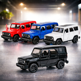Carrinho Miniatura Troller SUV 4x4 Fricção Ferro Resistente Idêntico Colecionador Infantil