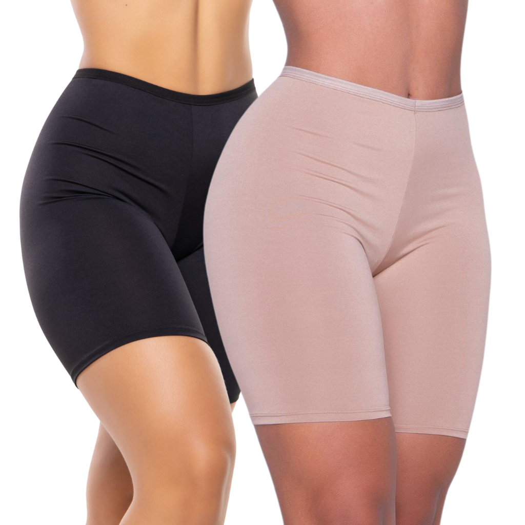 Kit Short Anágua Segunda Pele Liso Conforto Bermuda Meia Moda íntima Lingerie em Oferta na Shopee